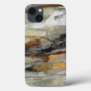 Neutral Abstract Grey Print Silvia Vassileva iPhone 13 Case
