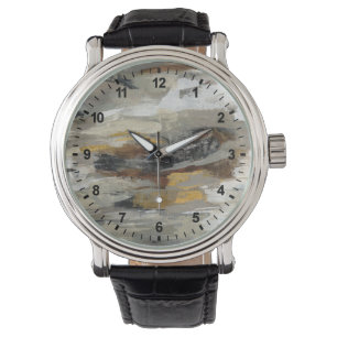 Neutral Abstract Grey Print   Silvia Vassileva Watch