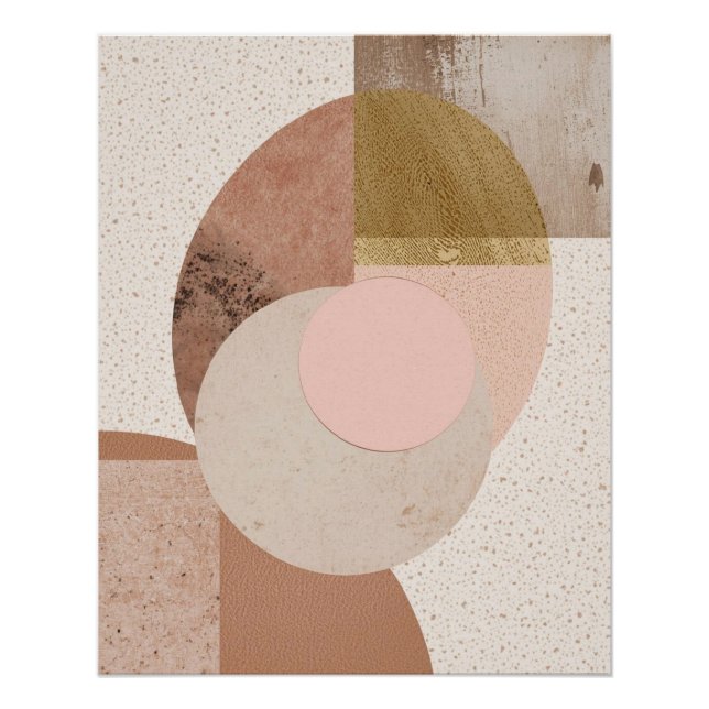 Neutral Abstract Wall Art Printable (Front)