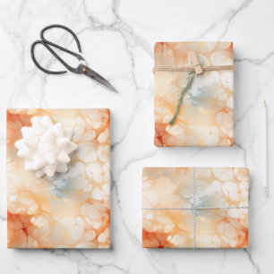 Neutral Abstract Wrapping Paper Sheet
