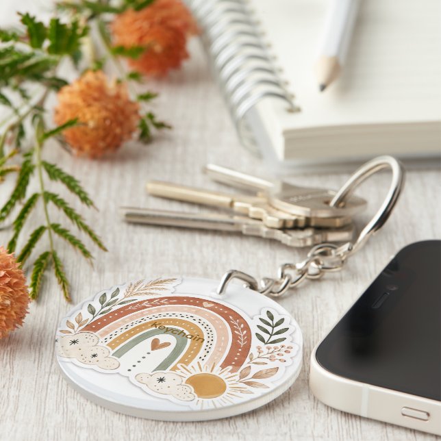 Neutral Aesthetic Key Ring (Front Right)