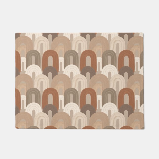 Neutral Arch Abstract Pattern Doormat (Front)