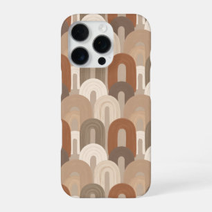 Neutral Arch Abstract Pattern iPhone 16 Pro Case