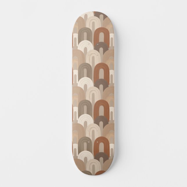 Neutral Arch Abstract Pattern Skateboard (Front)