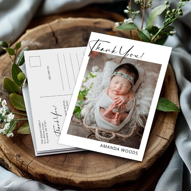 Neutral Baby Photo Postcard (Creator Uploaded)