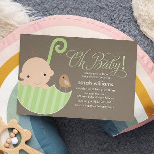Neutral Baby Shower Invitation