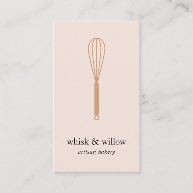 Neutral Bakery Business Card (Front)