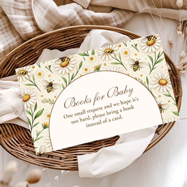 Neutral Bee Books for Baby Enclosure Card (Creator Uploaded)