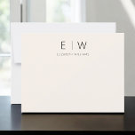 Neutral Beige Elegant Modern Minimalist Thank You<br><div class="desc">Express gratitude with style using our Classic Elegant Modern Minimalist Monogram Thank You Cards. Meticulously designed, these cards seamlessly blend timeless sophistication with contemporary minimalism, making them the perfect choice for conveying your appreciation. Crafted with precision and attention to detail, these thank you cards are more than just stationery; they...</div>