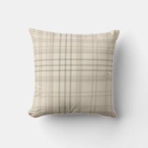 Neutral Beige Plaid