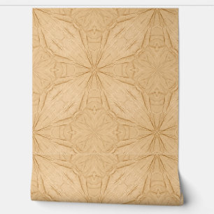 Neutral Beige Tan Wrinkled Paper Texture Design  Wallpaper