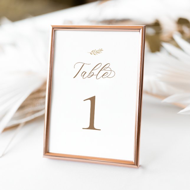 Neutral Boho Baby Brunch Invitation  Table Number (Creator Uploaded)