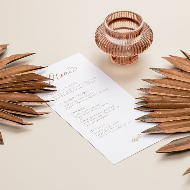 Neutral Boho Baby Brunch  Menu (Creator Uploaded)