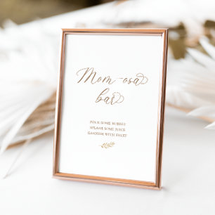 Neutral Boho Baby Brunch Mum-osa Bar