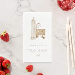 Neutral Boho Baby Brunch Napkin