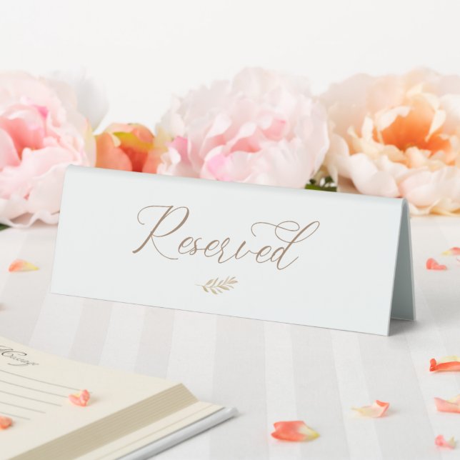 Neutral Boho Calligraphy Reserved (In SItu (Wedding))
