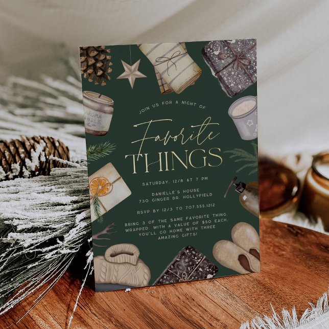 Neutral Boho Holiday Favourite Things Party (Creator Uploaded)