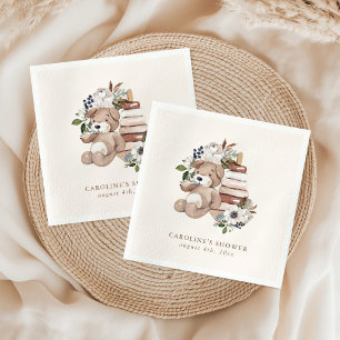 Neutral Boho Nursery Baby Shower Napkin