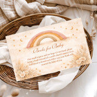 Neutral Boho Rainbow Books for Baby