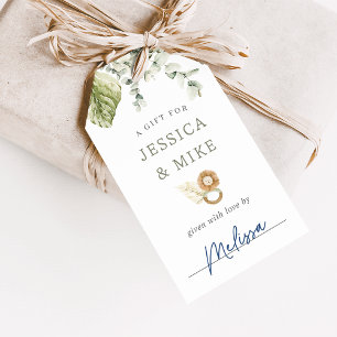 Neutral Boho Safari Baby Shower Display Shower Gift Tags