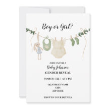 Neutral Boho themed gender reveal
