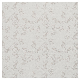 Neutral Botanical Line Art Minimalist Beige Floral Fabric
