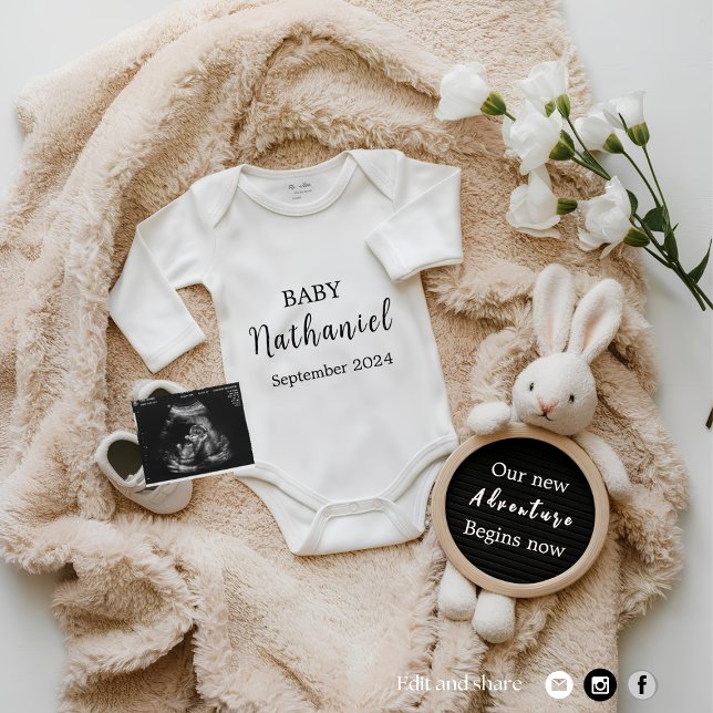 Neutral bunny pregnancy announcement  (Creator Uploaded)