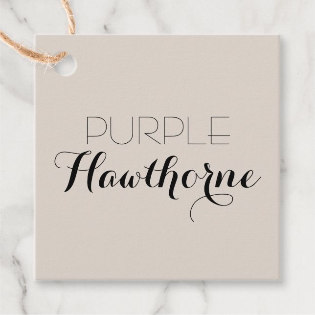 Neutral Business Name Hang Tag (Front)