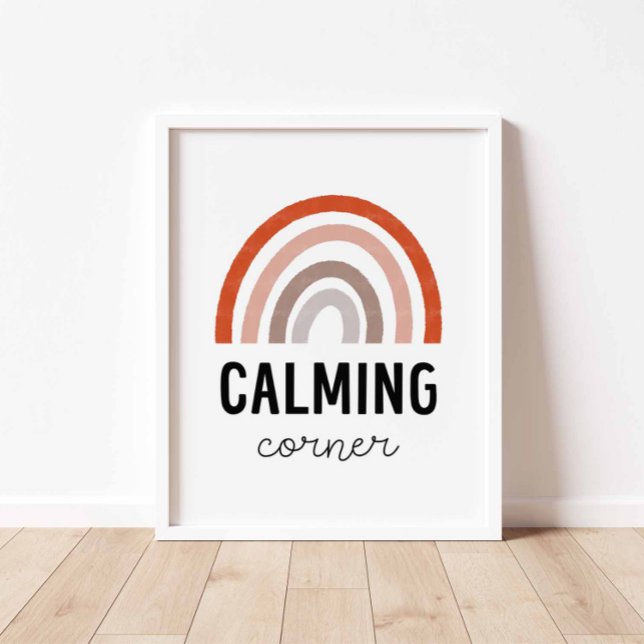 Neutral Calming Corner Poster (Creator Uploaded)