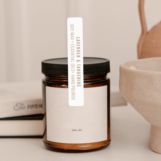 Neutral Candle Tamper-proof Seal  Labels (Creator Uploaded)