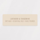 Neutral Candle Tamper-proof Seal  Labels