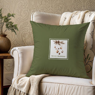 Neutral Christmas Pillow Gift for Mom Dad