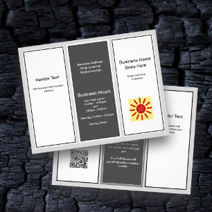 Neutral Colours Tri-fold Business Advertising Flye Flyer