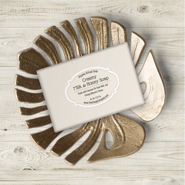 Neutral Cream-Coloured Vintage Artisan Soap (Creator Uploaded)