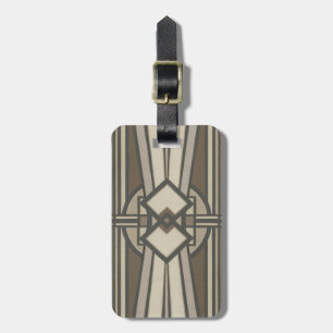 Neutral Deco Panel I Luggage Tag