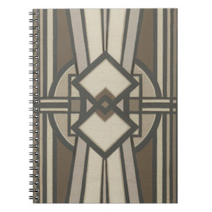 Neutral Deco Panel I Notebook