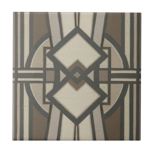 Neutral Deco Panel I Tile (Front)