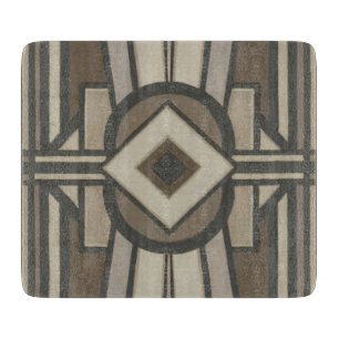 Neutral Deco Panel II Cutting Board