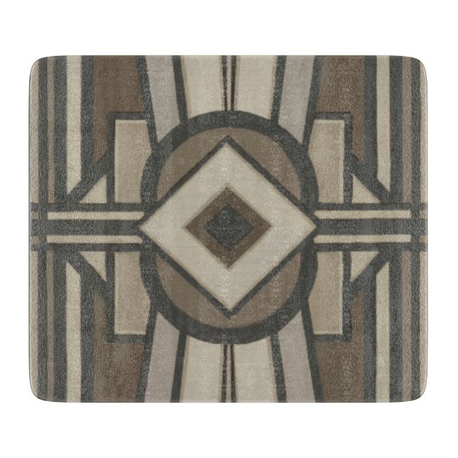 Neutral Deco Panel II Cutting Board (Front)