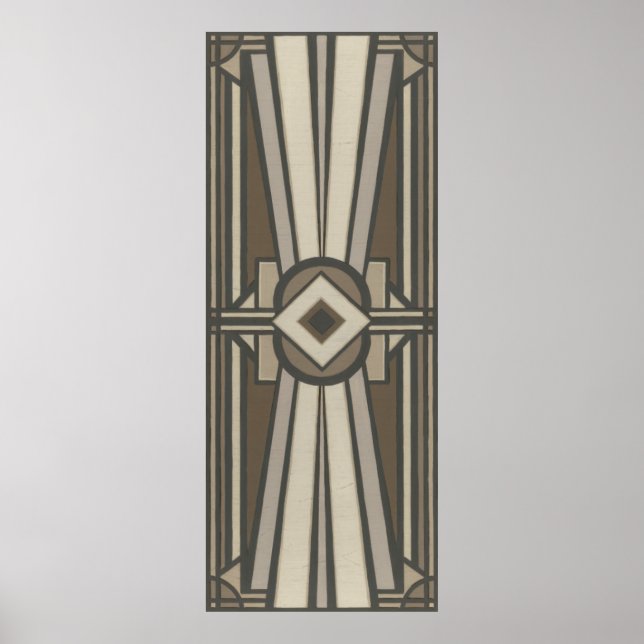Neutral Deco Panel II Poster (Front)