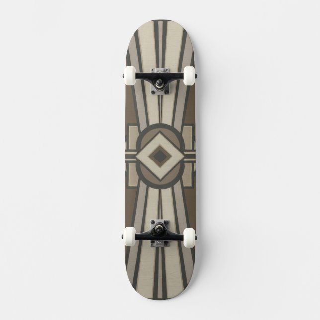 Neutral Deco Panel II Skateboard (Front)