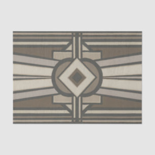 Neutral Deco Panel II Tissue Paper