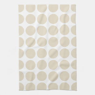 Neutral Dots Tea Towel