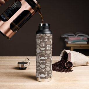 Neutral Earth Brown Nordic Scandinavian Water Bottle