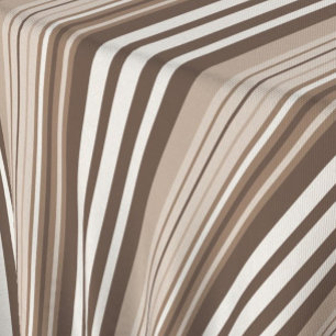 Neutral Earth Tones Stripes Pattern Design Fabric