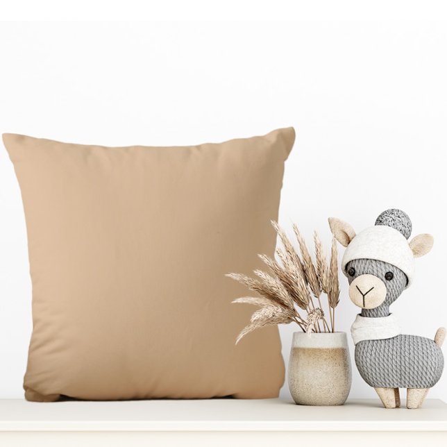 Neutral Elegant Ivory Beige - Throw Pillow (Creator Uploaded)