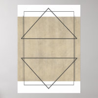 Neutral Geometric Abstract Lime Wash
