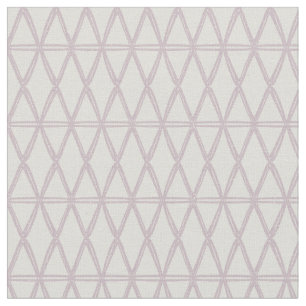 neutral geometric Lavender lattice Fabric
