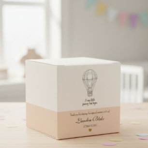 Neutral Gift Boxes for Baby Shower, Elegant