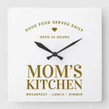 Neutral Gold Typography Mum’s Kitchen Custom